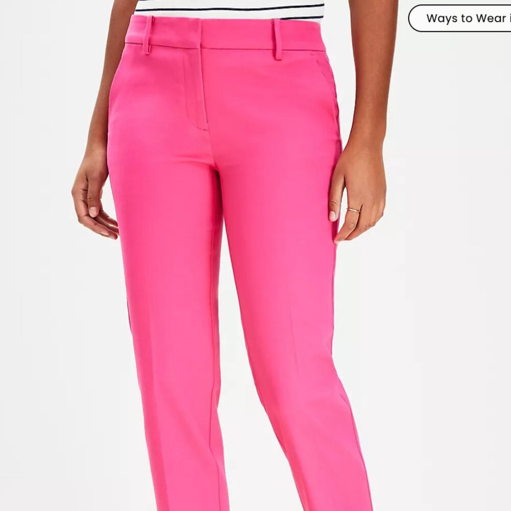 New with Tags- Loft Riviera Slim Pants in Doubleweave Size 0.